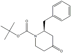 N-BOC-(2S)-2-BENZYL-4-OXOPIPERIDINE Structure