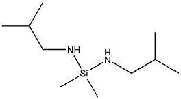 DI-(2-METHYLPROPYLAMINO)-DIMETHYLSILANE Structure