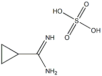 CYCLOPROPYLCARBAMIDINE SULPHATE,,结构式