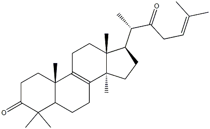8,24-lanostadiene-3,22-dione Structure