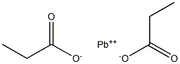 丙酸鉛(II), , 结构式
