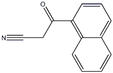 naphthoylacetonitrile 化学構造式