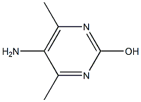 5-amino-4,6-dimethyl-2-hydroxypyrimidine,,结构式