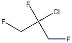 2-Chloro-1,2,3-trifluoropropane Structure