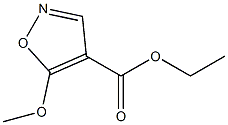 5-METHOXYISOXAZOLE-4-CARBOXYLIC ACID ETHYL ESTER Struktur