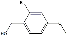 2-BROMO-4-METHOXYBENZYL ALCOHOL 化学構造式