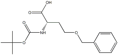NALPHA-tert-Butoxycarbonyl-O-benzyl-L-homoserine 化学構造式