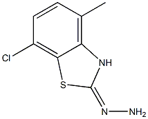 7-CHLORO-4-METHYL-2(3H)-BENZOTHIAZOLONEHYDRAZONE