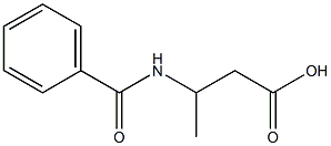 3-(BENZOYLAMINO)BUTANOIC ACID Structure