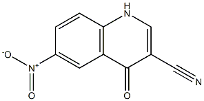 6-NITRO-4-OXO-1,4-DIHYDROQUINOLINE-3-CARBONITRILE Structure