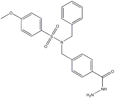 N-BENZYL-N-(4-HYDRAZINOCARBONYL-BENZYL)-4-METHOXY-BENZENESULFONAMIDE