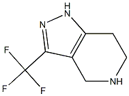 3-(TRIFLUOROMETHYL)-4,5,6,7-TETRAHYDRO-1H-PYRAZOLO[4,3-C]PYRIDINE Structure
