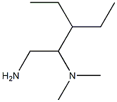 N-[1-(AMINOMETHYL)-2-ETHYLBUTYL]-N,N-DIMETHYLAMINE,,结构式