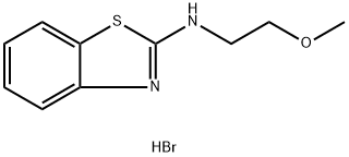 N-(2-METHOXYETHYL)-1,3-BENZOTHIAZOL-2-AMINE HYDROBROMIDE Structure