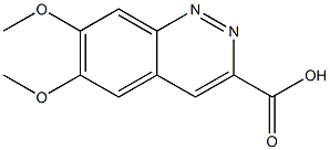 6,7-DIMETHOXYCINNOLINE-3-CARBOXYLIC ACID Structure