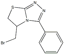 5-(BROMOMETHYL)-3-PHENYL-5,6-DIHYDRO[1,3]THIAZOLO[2,3-C][1,2,4]TRIAZOLE Structure