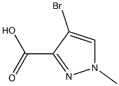 4-BROMO-1-METHYL-1H-PYRAZOLE-3-CARBOXYLIC ACID 98%,,结构式