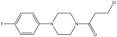 1-(3-CHLOROPROPANOYL)-4-(4-FLUOROPHENYL)PIPERAZINE