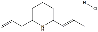 2-ALLYL-6-(2-METHYL-PROPENYL)-PIPERIDINE HYDROCHLORIDE Structure