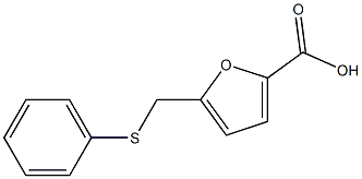 5-[(PHENYLTHIO)METHYL]-2-FUROIC ACID,,结构式