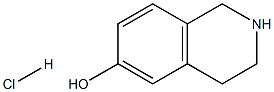 1,2,3,4-TETRAHYDRO-ISOQUINOLIN-6-OL HCL Structure