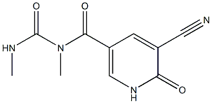 5-CYANO-N-METHYL-N-[(METHYLAMINO)CARBONYL]-6-OXO-1,6-DIHYDROPYRIDINE-3-CARBOXAMIDE|