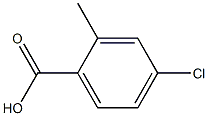 4-CHLORO-O-TOLUIC ACID 95% 结构式