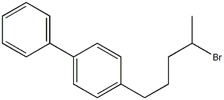 4-PENTYL-4''-BROMOBIPHENYL 化学構造式