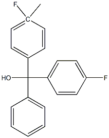 4,4''-DIFLUORO-4''-METHYLTRITYL ALCOHOL 95% Structure