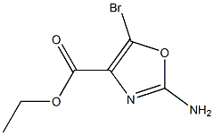 2-AMINO-5-BROMOOXAZOLE-4-CARBOXYLIC ACID ETHYL ESTER, 95+% 结构式