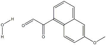 6-METHOXY-2-NAPHTHYLGLYOXAL HYDRATE, 98%, DRY WT. BASIS Struktur
