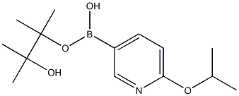 6-ISOPROPOXYPYRIDINE-3-BORONICACID PINACOL ESTER 结构式