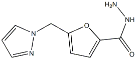 5-(1H-PYRAZOL-1-YLMETHYL)-2-FUROHYDRAZIDE,,结构式