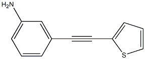 3-(THIEN-2-YLETHYNYL)ANILINE Structure