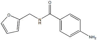 4-AMINO-N-(2-FURYLMETHYL)BENZAMIDE Structure