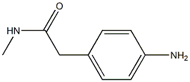 2-(4-AMINOPHENYL)-N-METHYLACETAMIDE Struktur