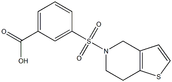 3-(6,7-DIHYDROTHIENO[3,2-C]PYRIDIN-5(4H)-YLSULFONYL)BENZOIC ACID