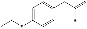 2-BROMO-3-[4-(ETHYLTHIO)PHENYL]-1-PROPENE 97% Structure