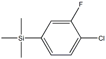 1-(TRIMETHYLSILYL)-4-CHLORO-3-FLUOROBENZENE 96%|