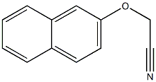 (2-NAPHTHYLOXY)ACETONITRILE 结构式