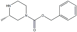 1-BENZYLOXYCARBONYL-(S)-3-METHYLPIPERAZINE, 98%, EE 99% 化学構造式