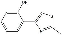 2-(2-METHYL-4-THIAZOLYL)PHENOL 结构式
