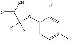 2-(2,4-DICHLOROPHENOXY)ISOBUTYRIC ACID Structure