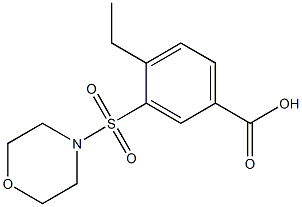 4-ETHYL-3-(MORPHOLIN-4-YLSULFONYL)BENZOIC ACID