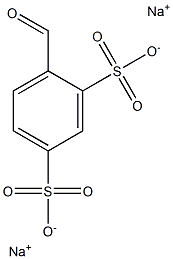 4-FORMYL-1, 3-BENZENEDISULFONIC ACID DISODIUM SALT 化学構造式