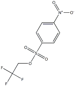 2,2,2-TRIFLUOROETHYL 4-NITROBENZENESULFONATE Struktur