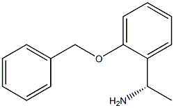 (1S)-1-[2-(BENZYLOXY)PHENYL]ETHANAMINE Structure