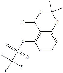  2,2-DIMETHYL-4-OXO-4H-BENZO[D][1,3]DIOXIN-5-YL TRIFLUOROMETHANESULFONATE