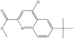 METHYL 6-TERT-BUTYL-4-CHLOROQUINOLINE-2-CARBOXYLATE|