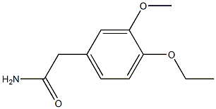 2-(4-ETHOXY-3-METHOXY-PHENYL)-ACETAMIDE 结构式